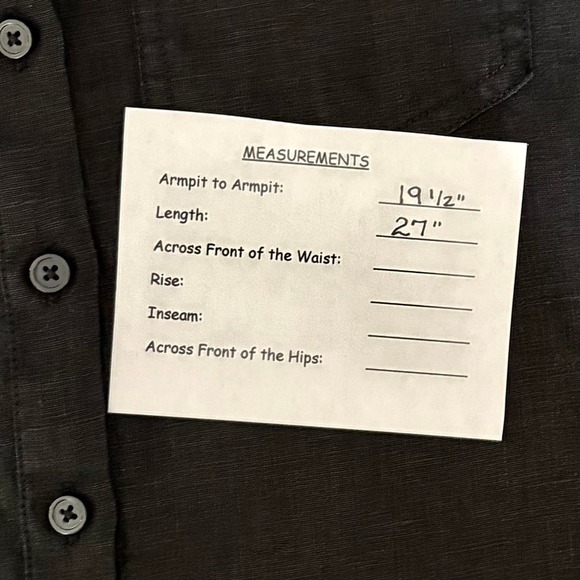 NWT!! J. CREW Garçon Classic Shirt Baird McNutt Irish Linen Solid Black Size 0 - Picture 15 of 15